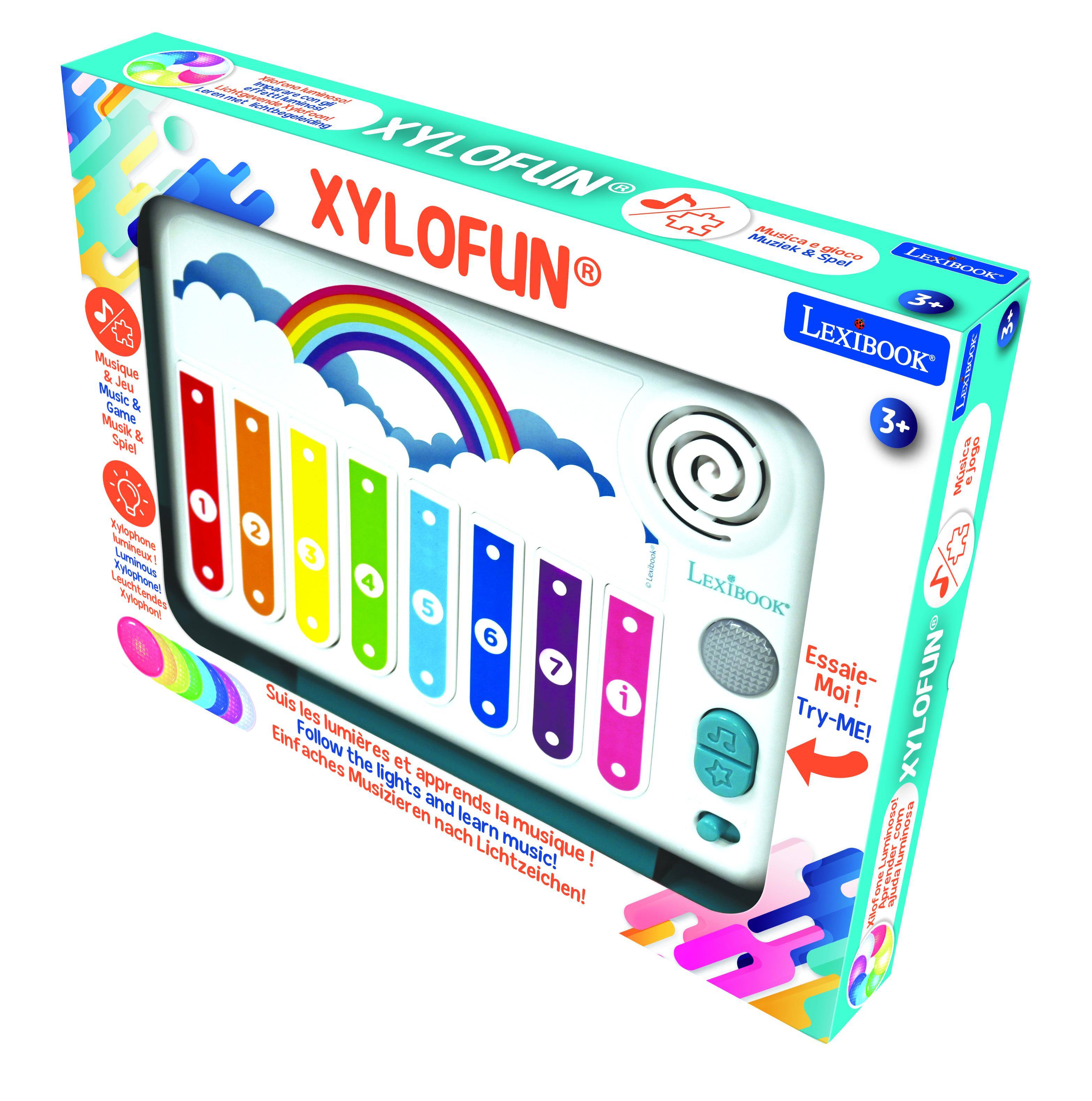 Sure, here is the corrected and grouped text from the image:

---

**XYLOFUN**

**LEXIBOOK**

**3+**

**Music & Game**

**Musique & Jeu**

**Musik & Spiel**

**Muziek & Spel**

**Suis les lumières et apprends la musique!**

**Follow the lights and learn music!**

**Einfaches Musizieren nach Lichtzeichen!**

**Essaie-Moi!**

**Try-ME!**

**Suis les lumières et apprends la musique!**

**Follow the lights and learn music!**

**Einfaches Musizieren nach Lichtzeichen!**

**XYLOFUN**

**LexiBook**

**XYLOFUN**

**LexiBook**

**XYLOFUN**

**LexiBook**

**XYLOFUN**

**LexiBook**

**XYLOFUN**

**LexiBook**

**XYLOFUN**

**LexiBook**

**XYLOFUN**

**LexiBook**

**XYLOFUN**

**LexiBook**

**XYLOFUN**

**LexiBook**

**XYLOFUN**

**LexiBook**

**XYLOFUN**

**LexiBook**

**XYLOFUN**

**