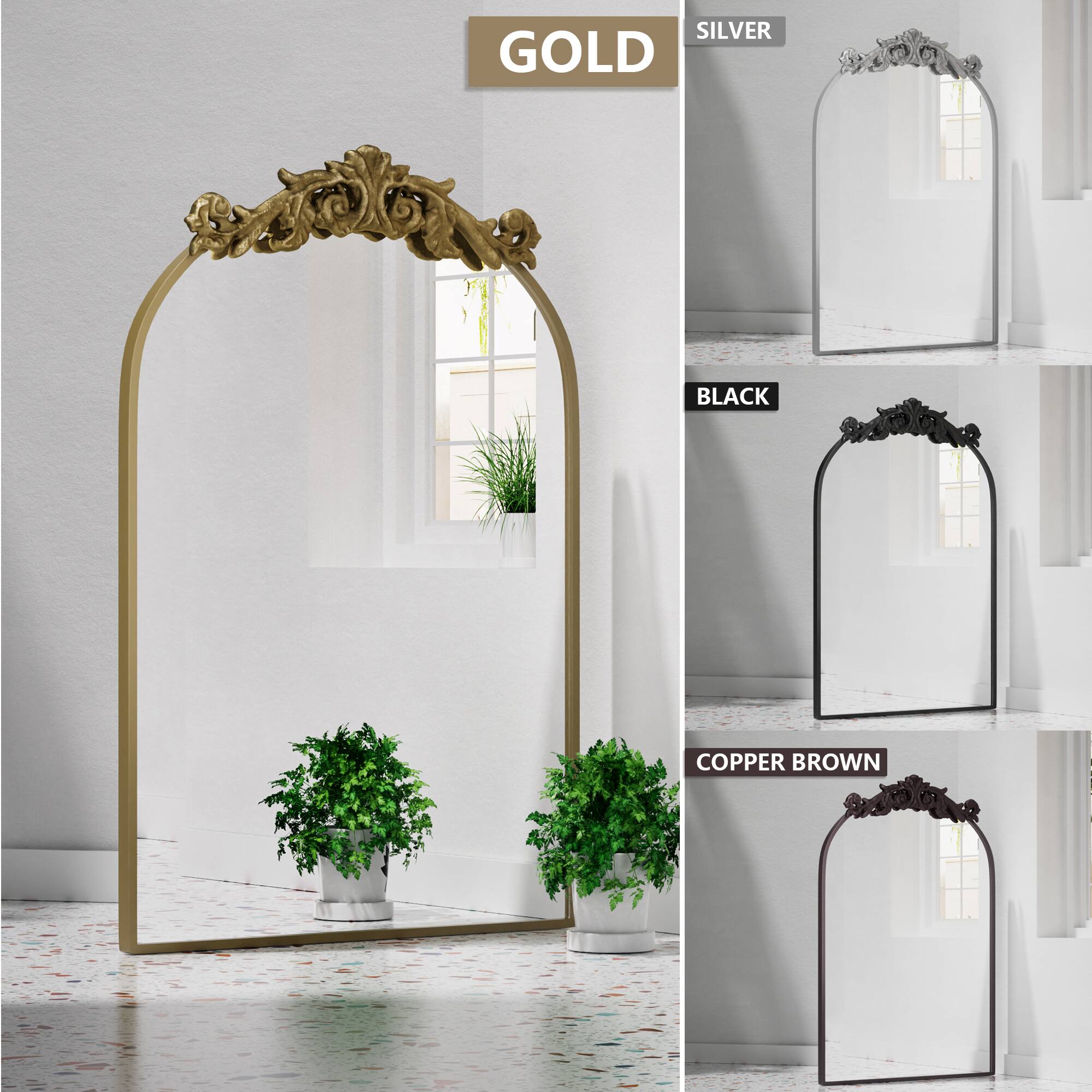 GOLD  
SILVER  
BLACK  
COPPER BROWN