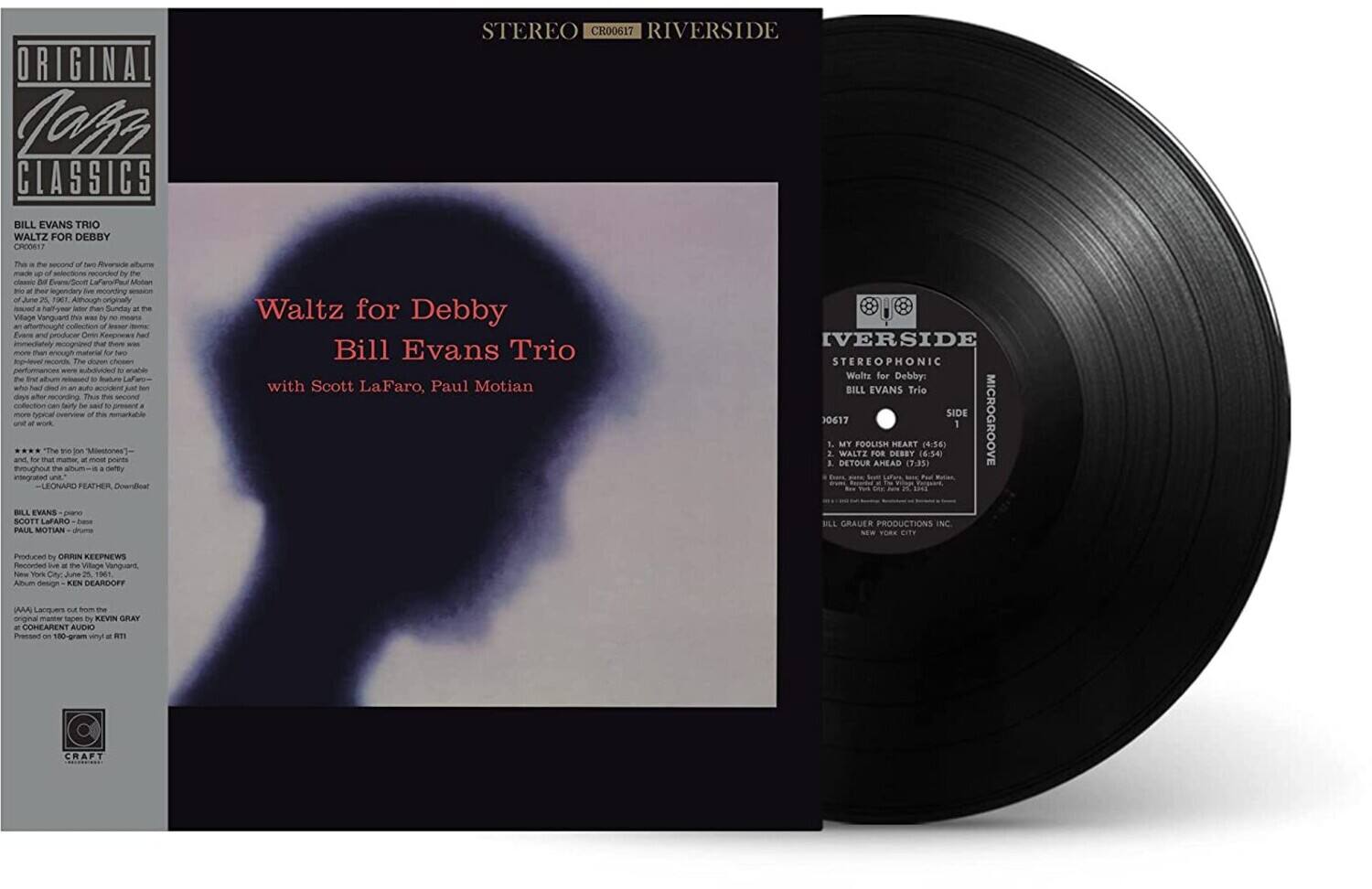 Bill Evans - Waltz For Debby (Original Jazz Classics Series)   - VINYL LP