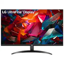 LG - 32" UltraFine 4K UHD HDR10 Monitor with Built-In Speakers - 32UR500K - Black