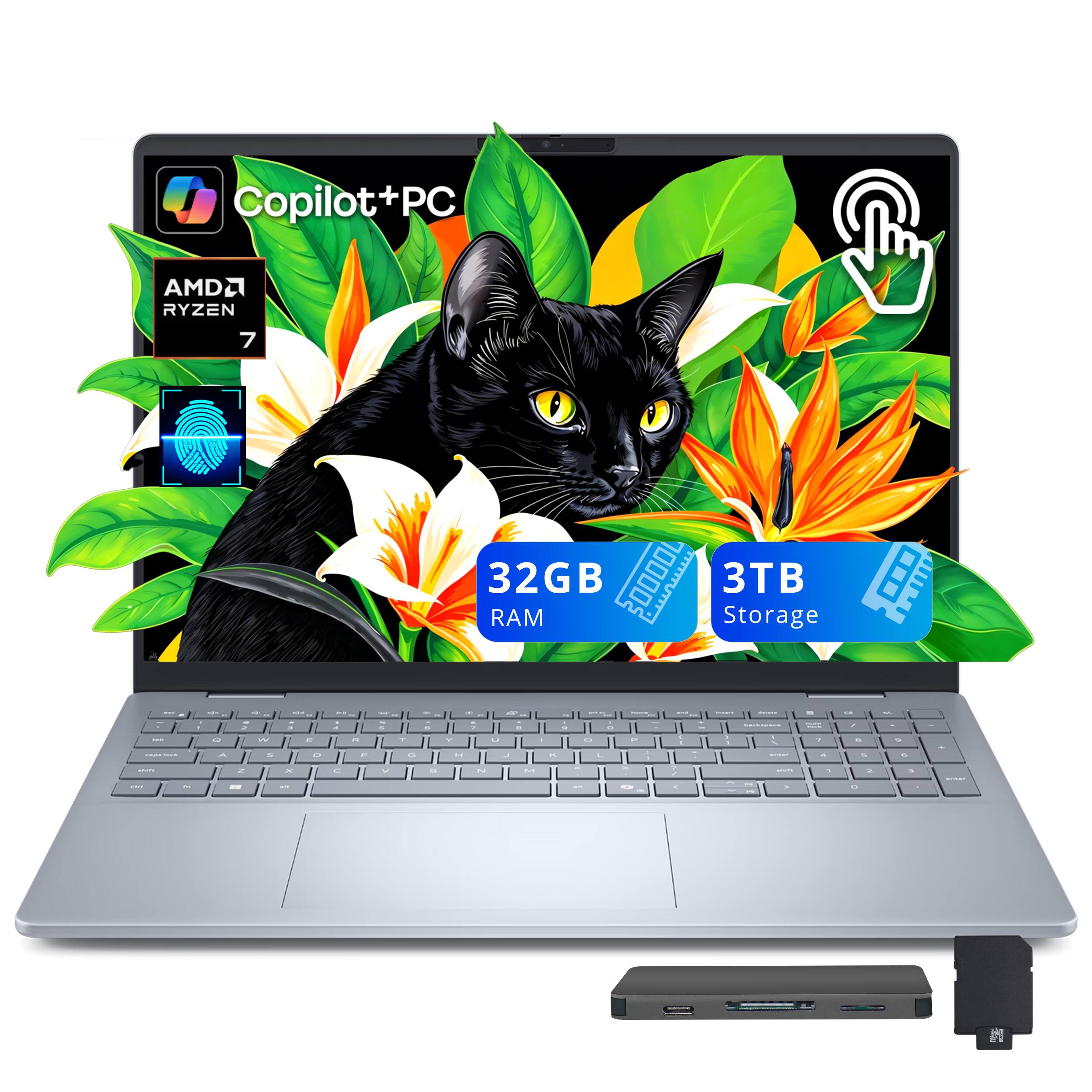 Copilot+PC  
AMD Ryzen 7  
32GB RAM  
3TB Storage