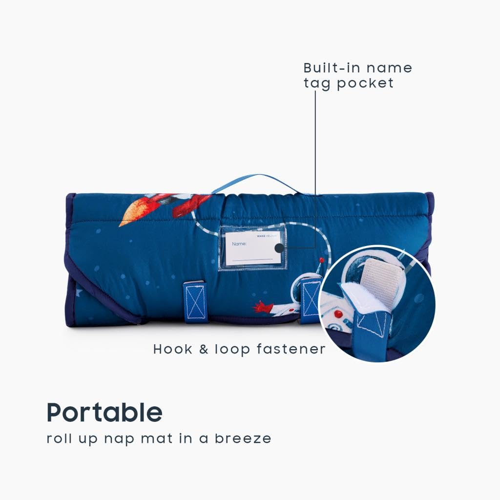 Pacoar Cade Nap Mat With Pillow And Blanket For Pre K Elastic Corner ...
