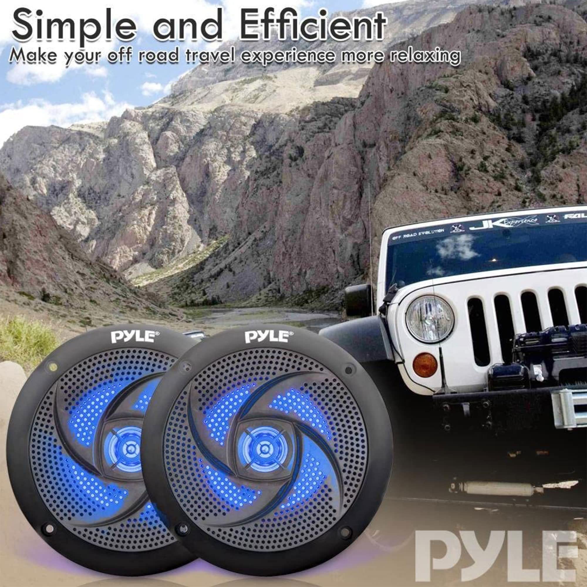Simple and Efficient, Make your off road travel experience more relaxing, PYLE, PYLE, PYLE