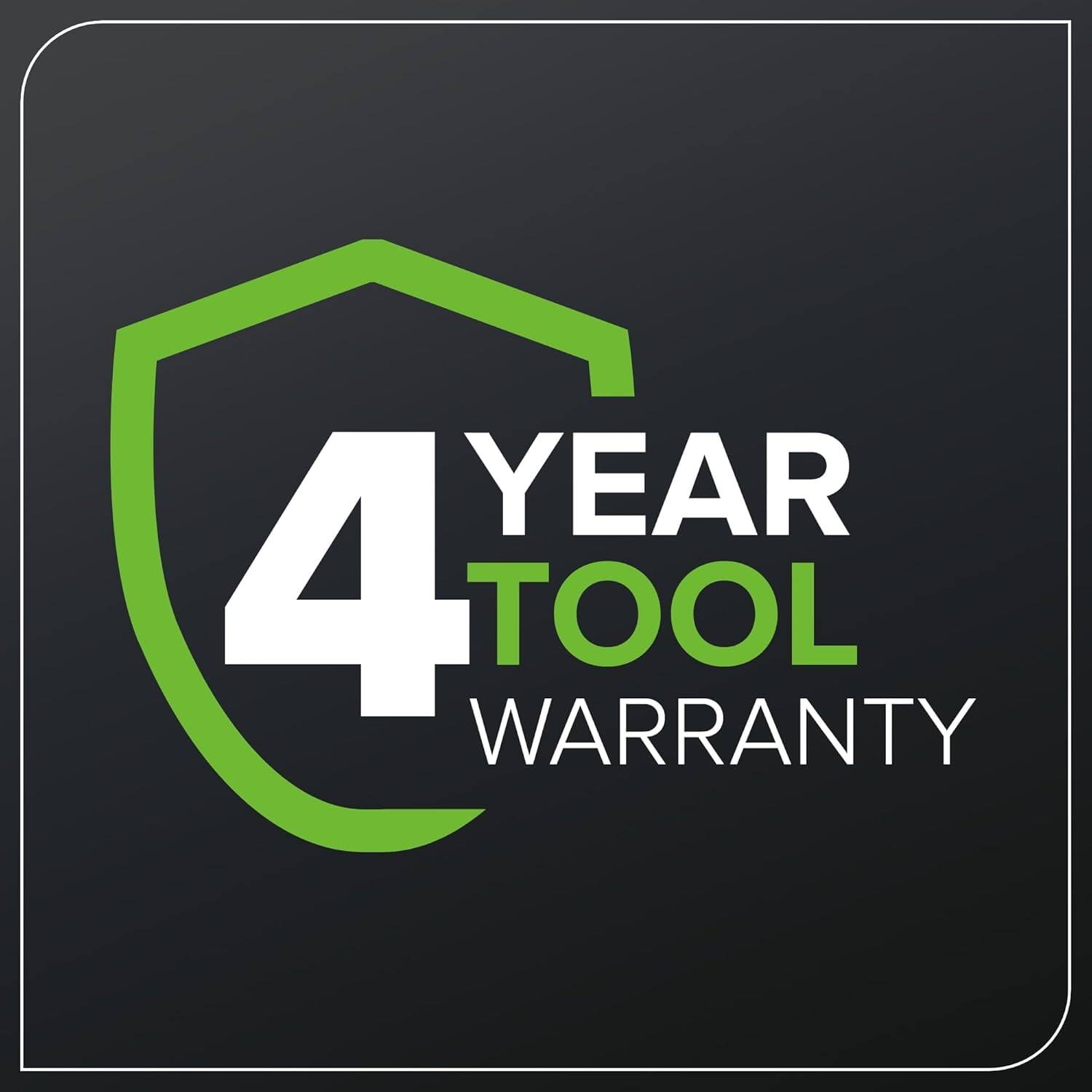 4 YEAR TOOL WARRANTY