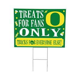 Evergreen Enterprises - Oregon Ducks 18" x 24" Halloween Treats Outdoor Yard Sign - Multicolor