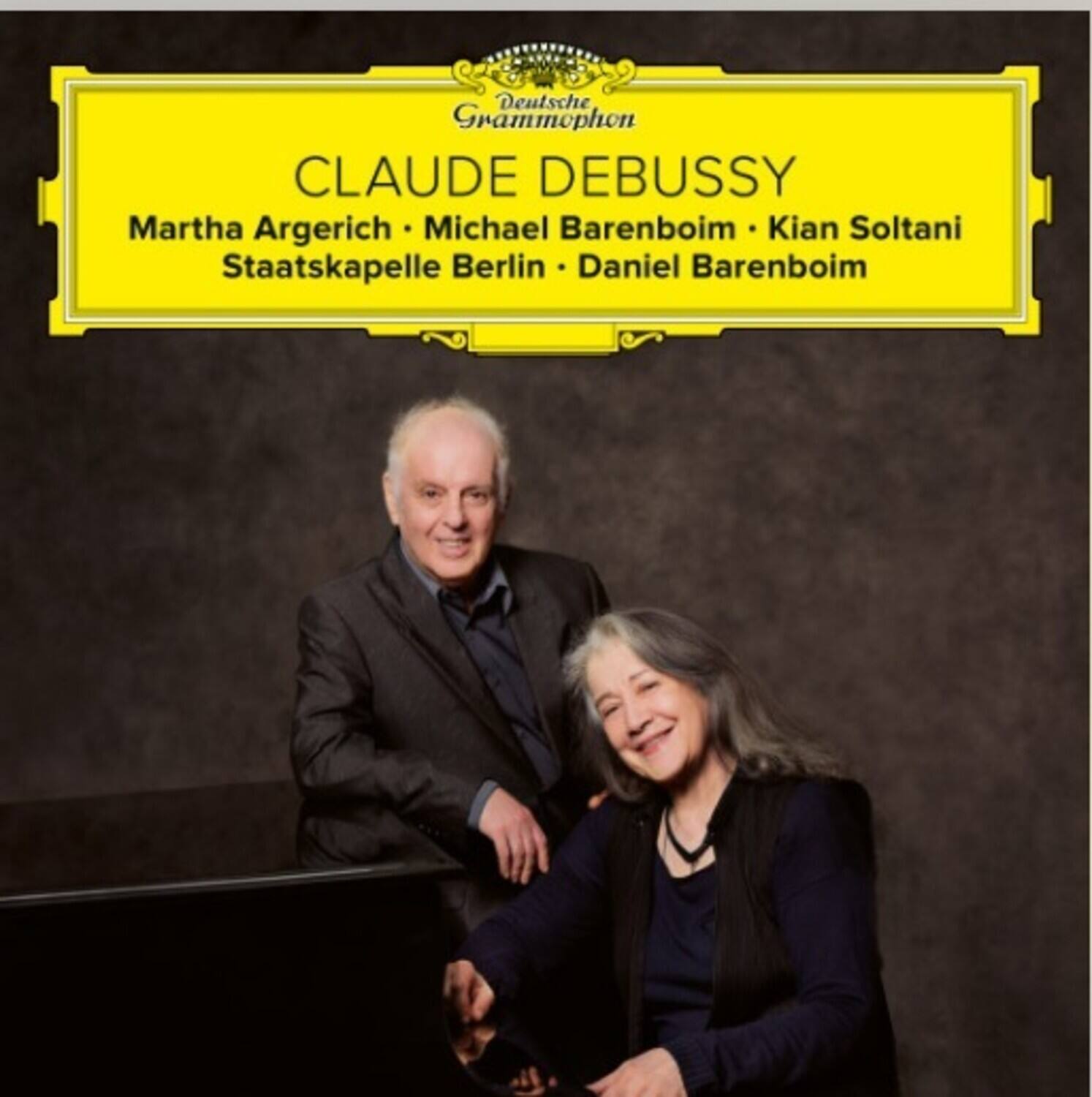 Deutsche Grammophon  
CLAUDE DEBUSSY  
Martha Argerich • Michael Barenboim • Kian Soltani  
Staatskapelle Berlin • Daniel Barenboim