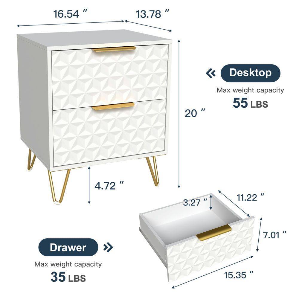 16.54"  
13.78"  
Desktop  
Max weight capacity 55 LBS  
20"  
4.72"  
3.27"  
11.22"  
Drawer  
Max weight capacity 35 LBS  
15.35"