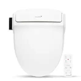 SmartBidet - SB-1000 Electric Smart Bidet™ Toilet Seat with Heated Seat, Warm Air Dryer, and Remote Control – Round - White