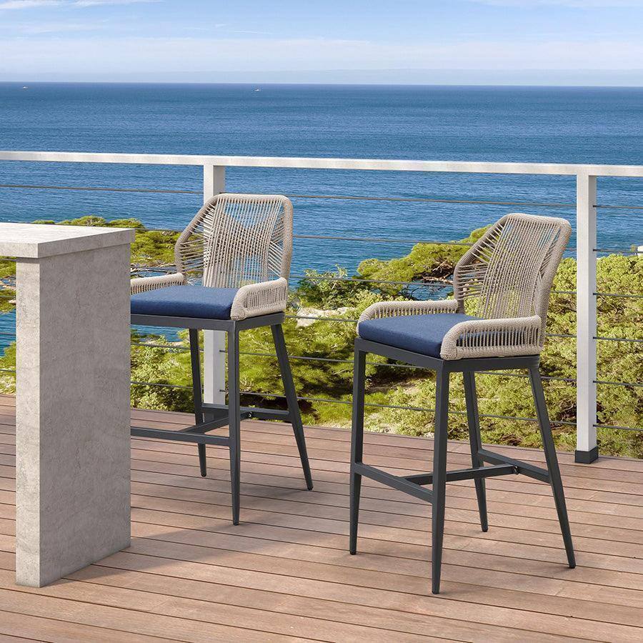 Dark Grey &-Navy Blue-Bar Height