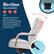 Recline RELAXATION Patented easy-to-reach controls allow you to adjust your recline settings for a personalized fit. Flip the left lever upwards to recline and twist the knob to adjust tension.