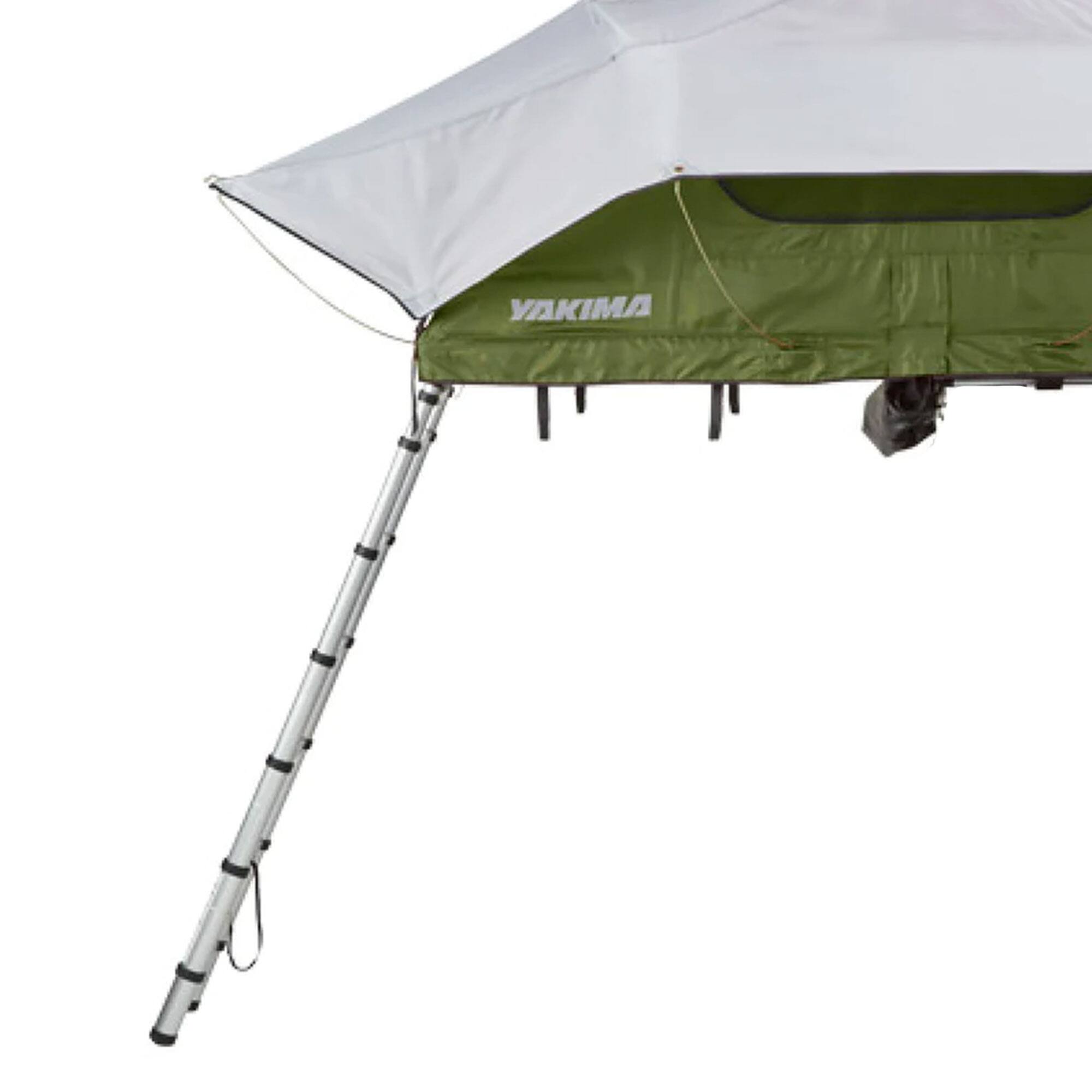 Alt View 8. Yakima - Yakima SkyRise Medium Nylon Rooftop Camping Tent for 3 People with Ladder, Green - Green.