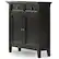 Angle. Simpli Home - Amherst Entryway Storage Cabinet - Hickory Brown.