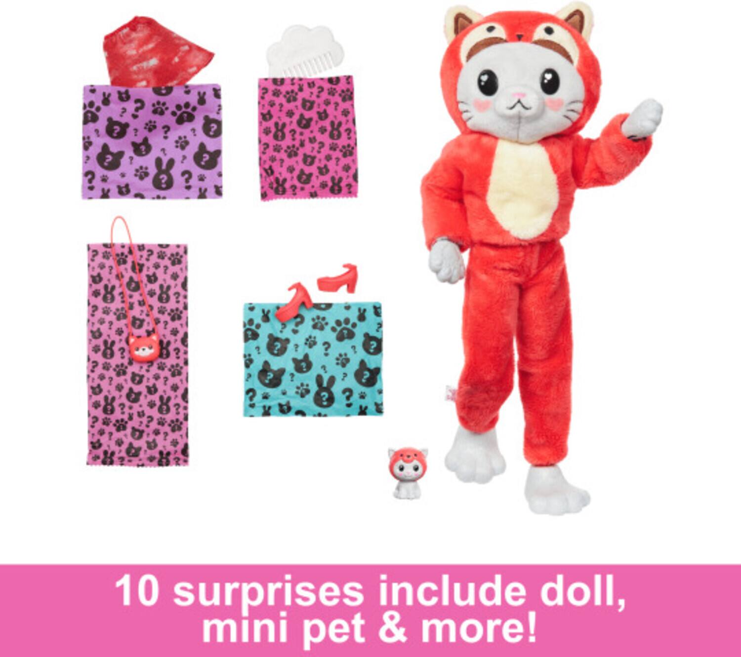 10 surprises include doll, mini pet & more!