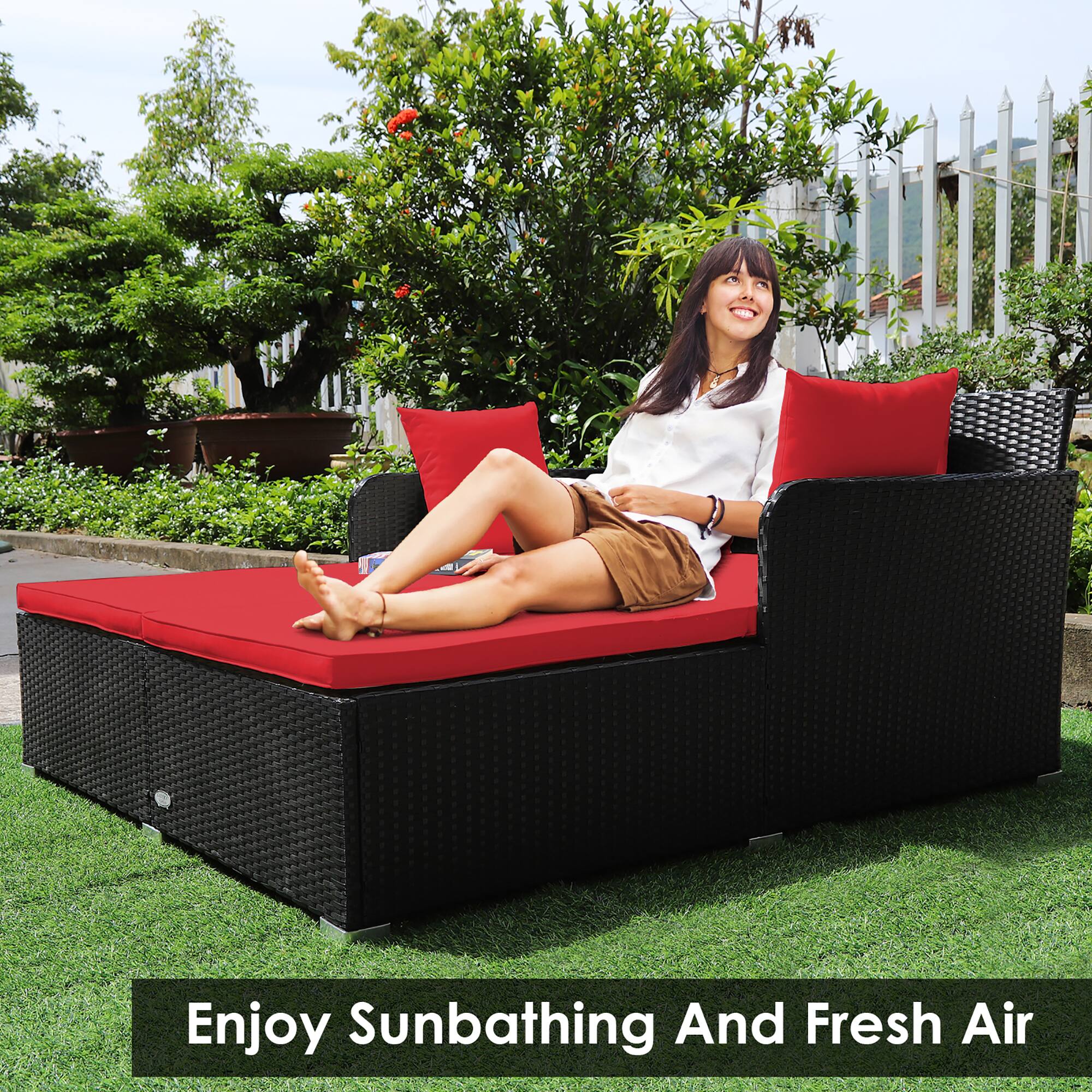 Enjoy Sunbathing And Fresh Air