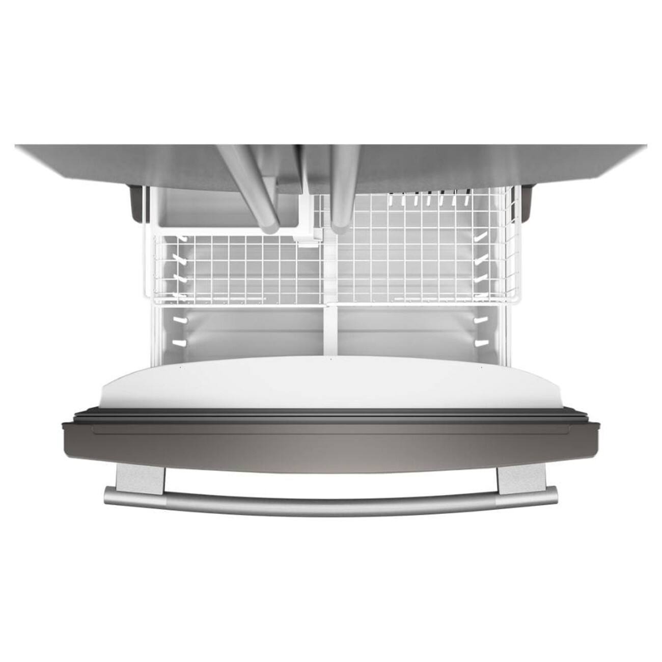 Alt View 8. KitchenAid - KitchenAid - 22 Cu. Ft. 33-Inch Standard-Depth French Door Refrigerator with Internal Water Dispenser - PrintShield Stainless.