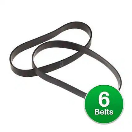 Front. Dirt Devil - Vacuum Belts for Vacuum Part #3910355001 6 Pack.