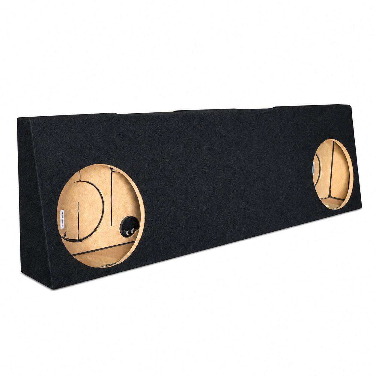 Alt View 1. SoundBox - SoundBox LCE-F009/12F, Ford F250/ F350/ F450 Crew Cab Dual 12 Subwoofer Enclosure, 2008-2016.