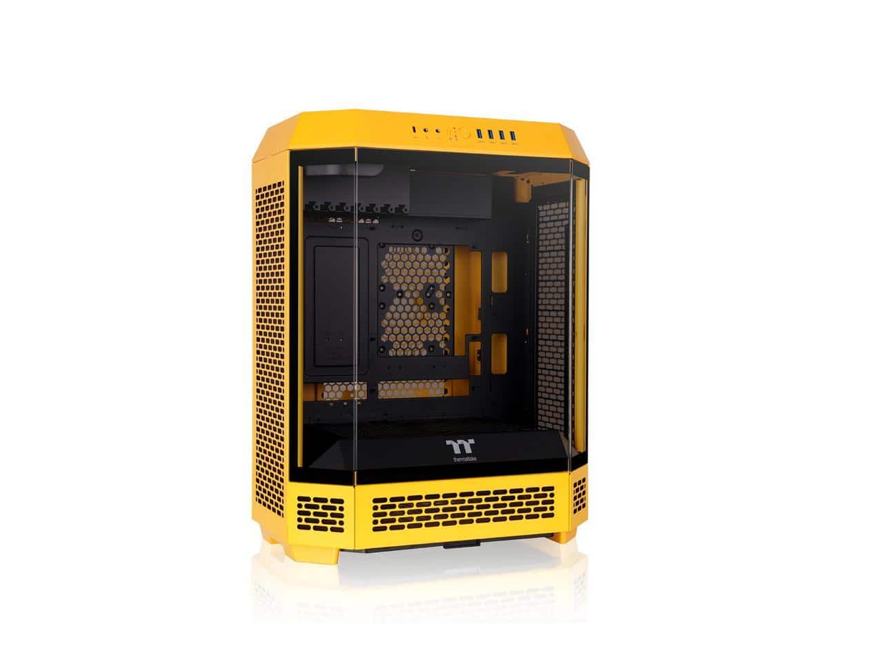 Thermaltake - The Tower 600 Bumblebee Mid Tower Chassis CA1Z100M4WN00 - Bumblebee