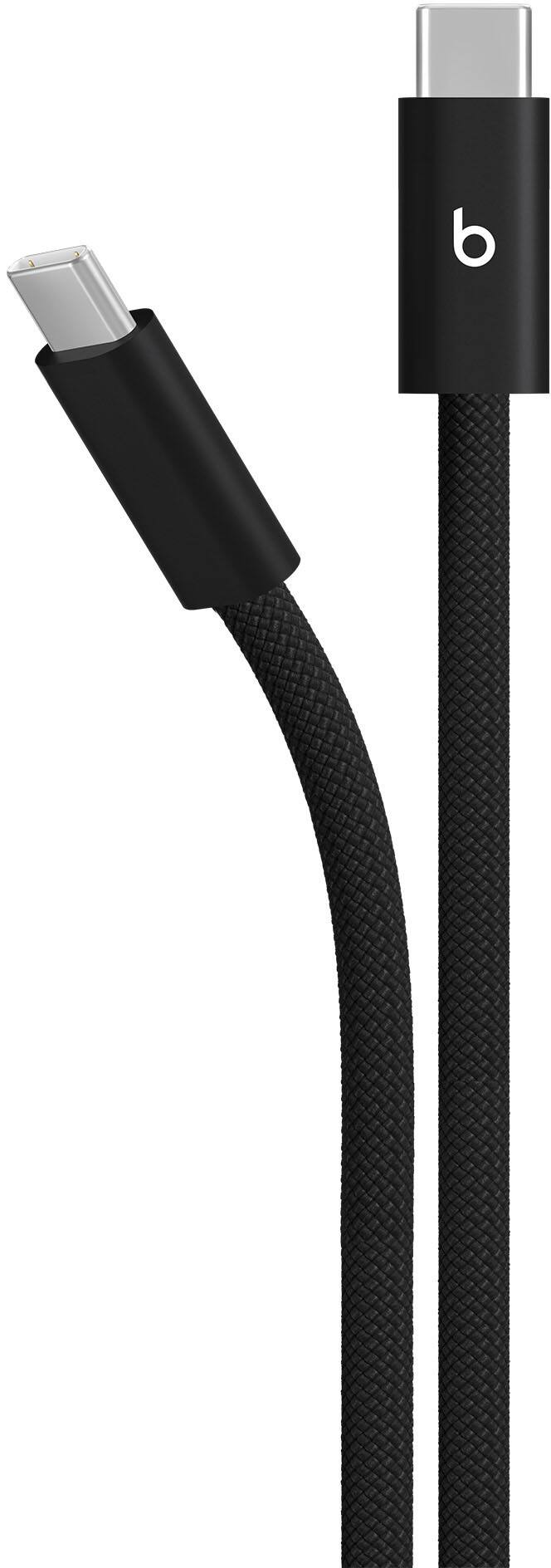 Alt View 1. Beats - 10' 240W USB-C to USB-C Braided Cable - Bolt Black.