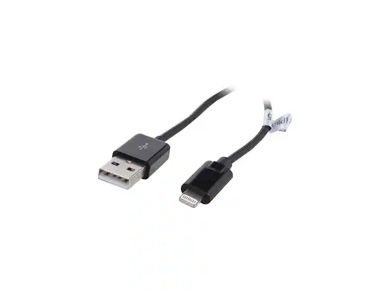 Front. Nippon Labs - Nippon Labs USB-LI-3BK-5P 3ft Black Lightning to USB Cable - MFi Certified, Charge/Sync - 5 Pack.