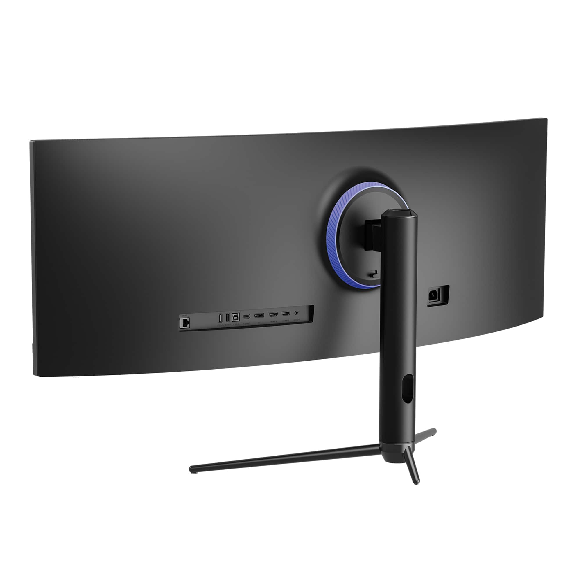 Alt View 2. Mobile Pixels - 45" 1500R 165Hz DQHD OLED Curved Gaming Monitor - Black.