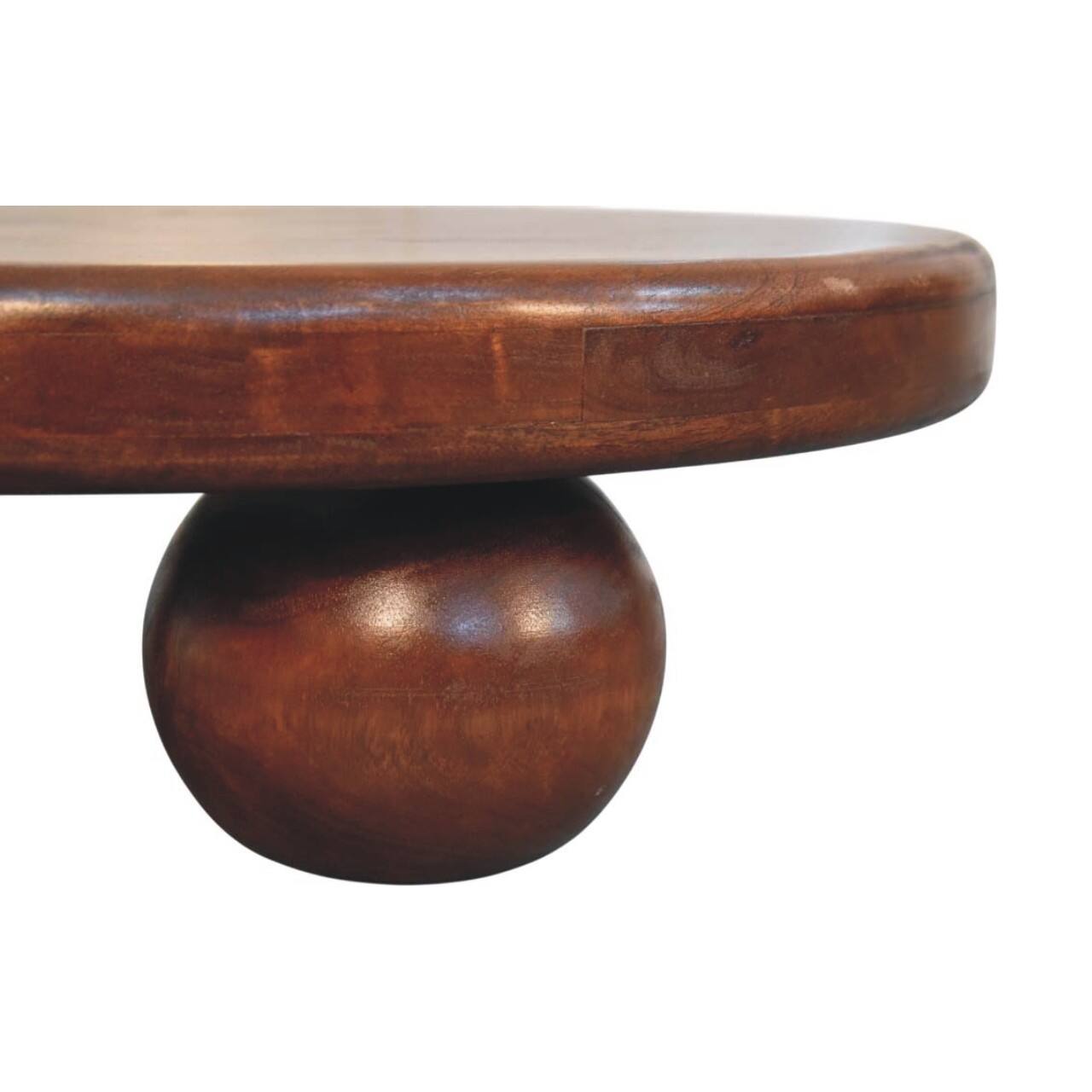 Back. Artisan Furniture - Bola Coffee Table, Brown - Brown.