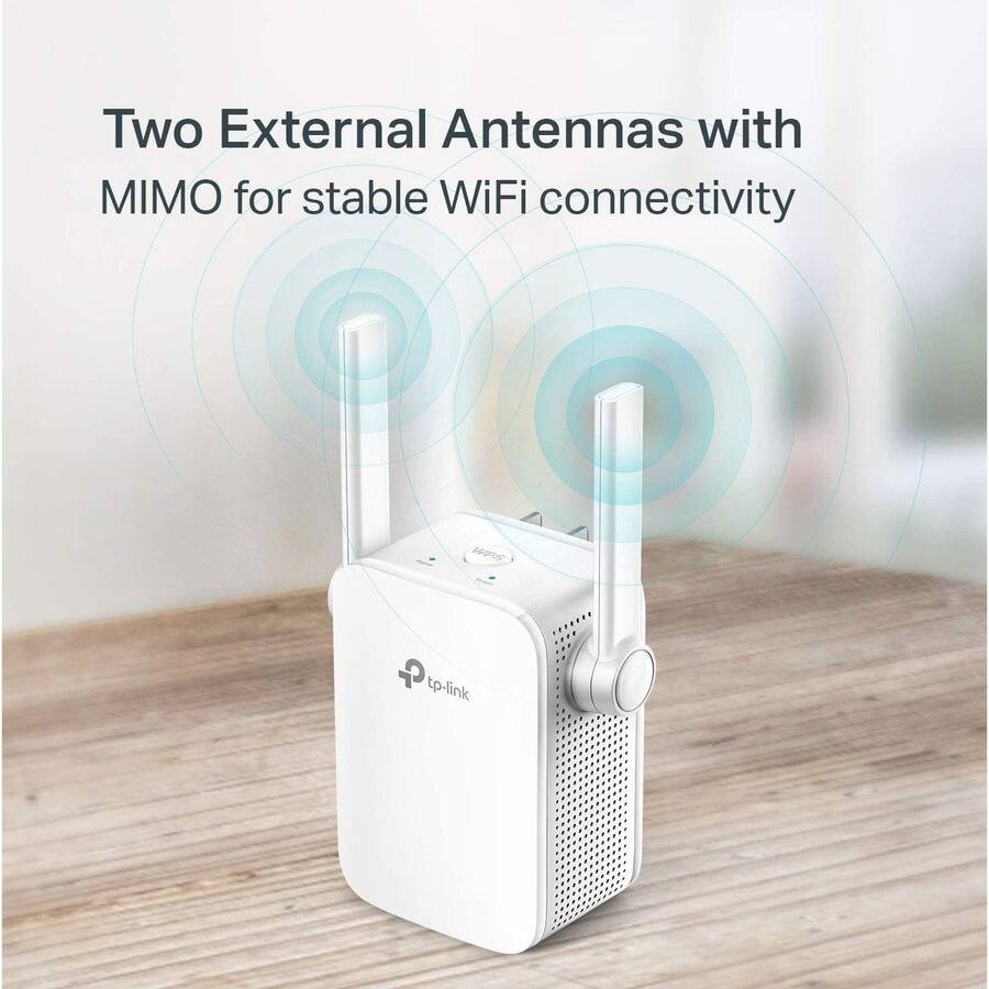Two External Antennas with MIMO for stable WiFi connectivity