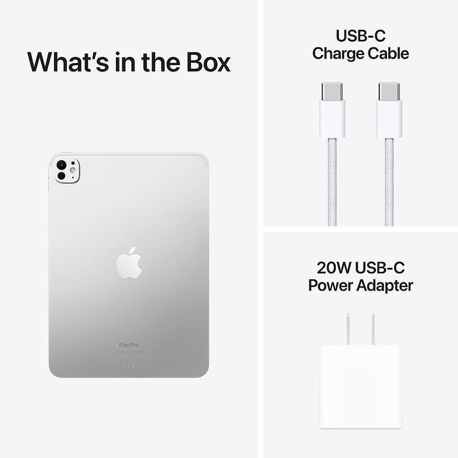 What's in the Box

- USB-C Charge Cable
- 20W USB-C Power Adapter