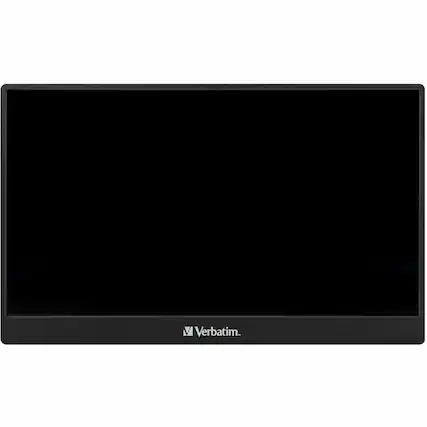 Front. Verbatim - Verbatim Portable Monitor 14"Full HD 1080p - 14" Viewable - In-plane Switching (IPS) Technology - 1920 x 1080 - 16.7 - Black.