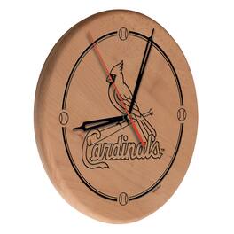 Holland Bar Stool Co. - 13" Engraved Solid Wood Clock - Multicolor
