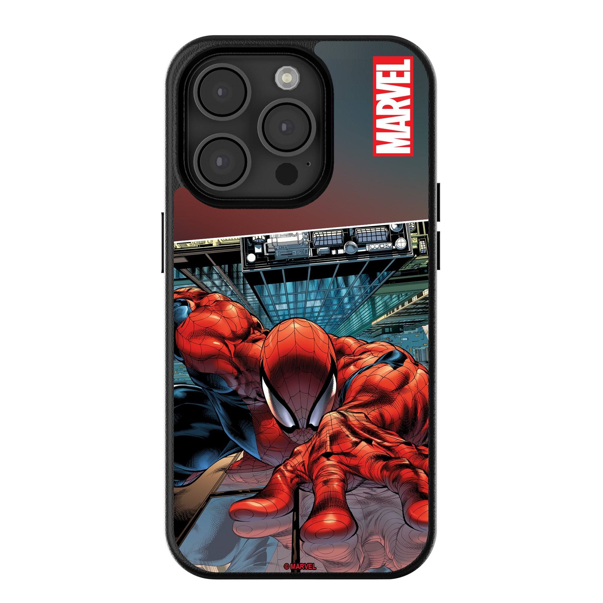 Keyscaper - Marvel Cover Art MagSafe Compatible Phone Case - Apple iPhone 14 Pro - Spider-Man 1