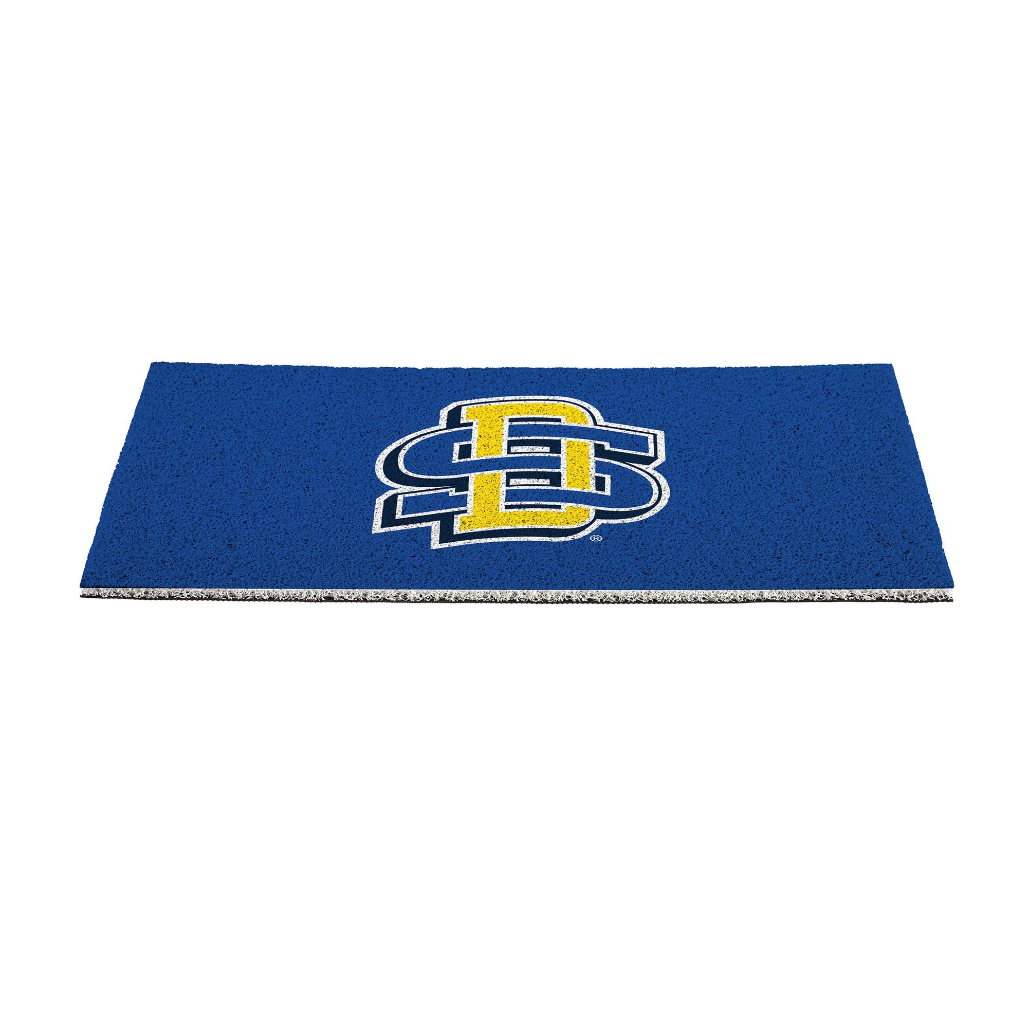 Alt View 1. Evergreen Enterprises - South Dakota State Jackrabbits 16" x 28" Full Color Indoor/Outdoor Logo Turf Mat - Multicolor.