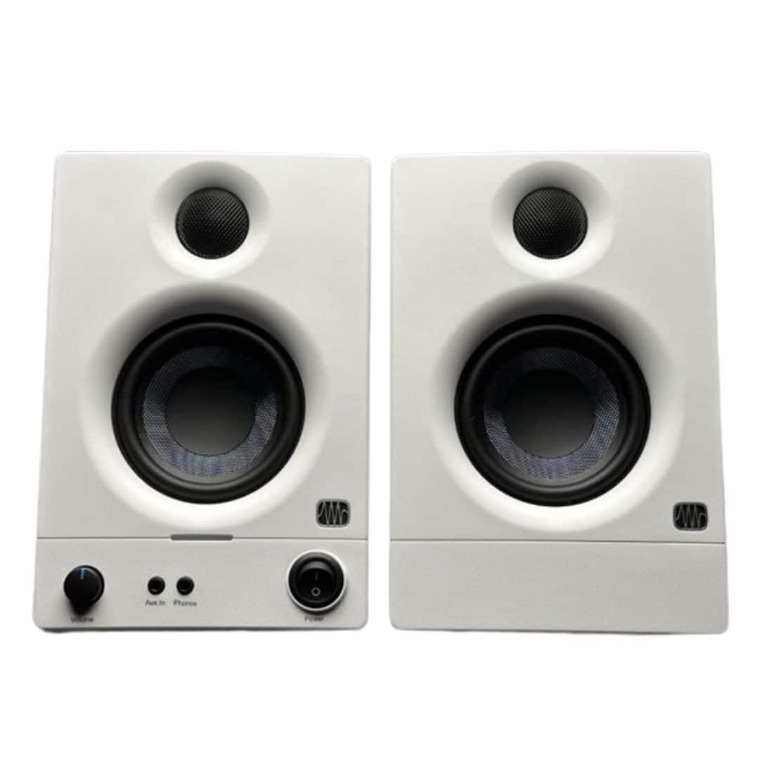 PreSonus - Eris 3.5 3.5-inch Media Reference Monitors (White)