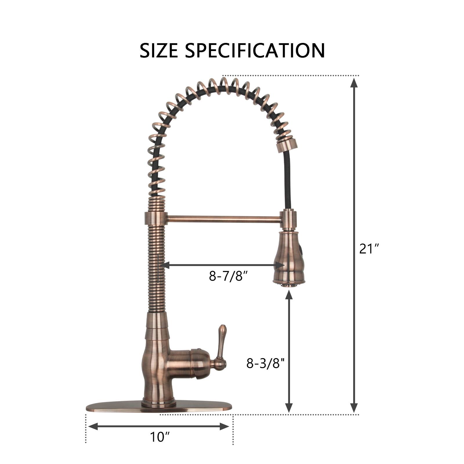 SIZE SPECIFICATION  
21"  
8-7/8"  
8-3/8"  
10"