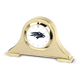 Jardine - Nevada Wolf Pack Team Logo Napoleon Desk Clock - Gold