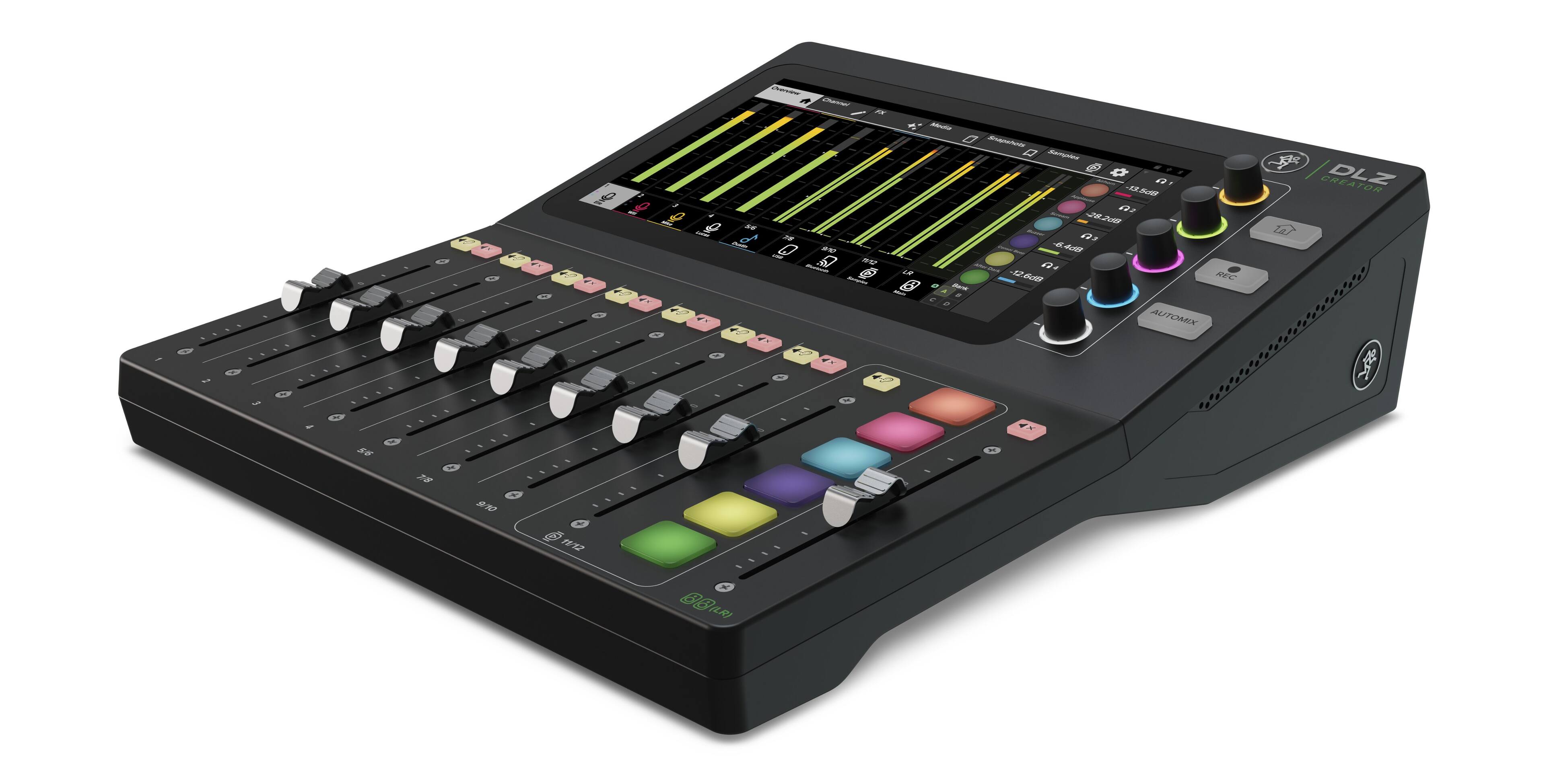 Alt View 12. Mackie - DLZ Creator Digital Mixer - Black.