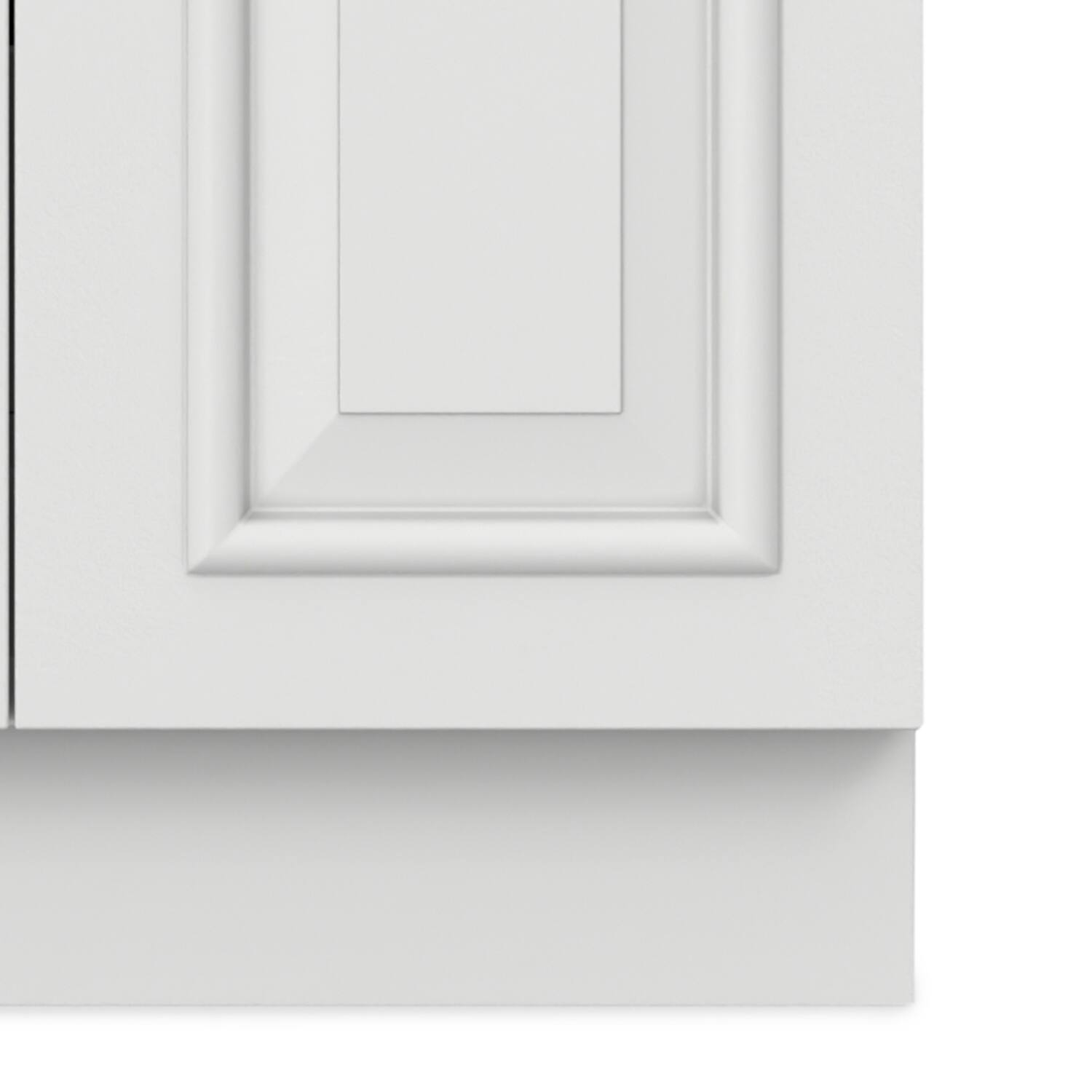 Alt View 8. Simpli Home - Darwin All-In-One 20-inch Laundry Utility Sink and Cabinet - Pure White.