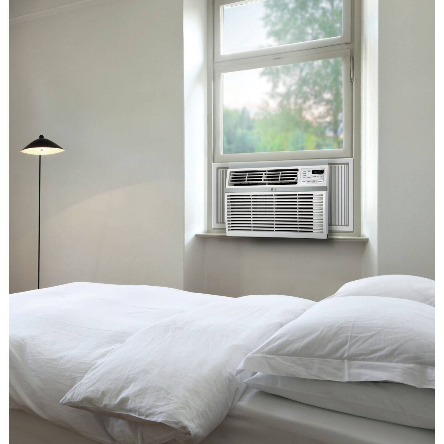 Alt View 25. LG - 1,550 Sq. Ft. 24,500 BTU 230V Window Air Conditioner - White.