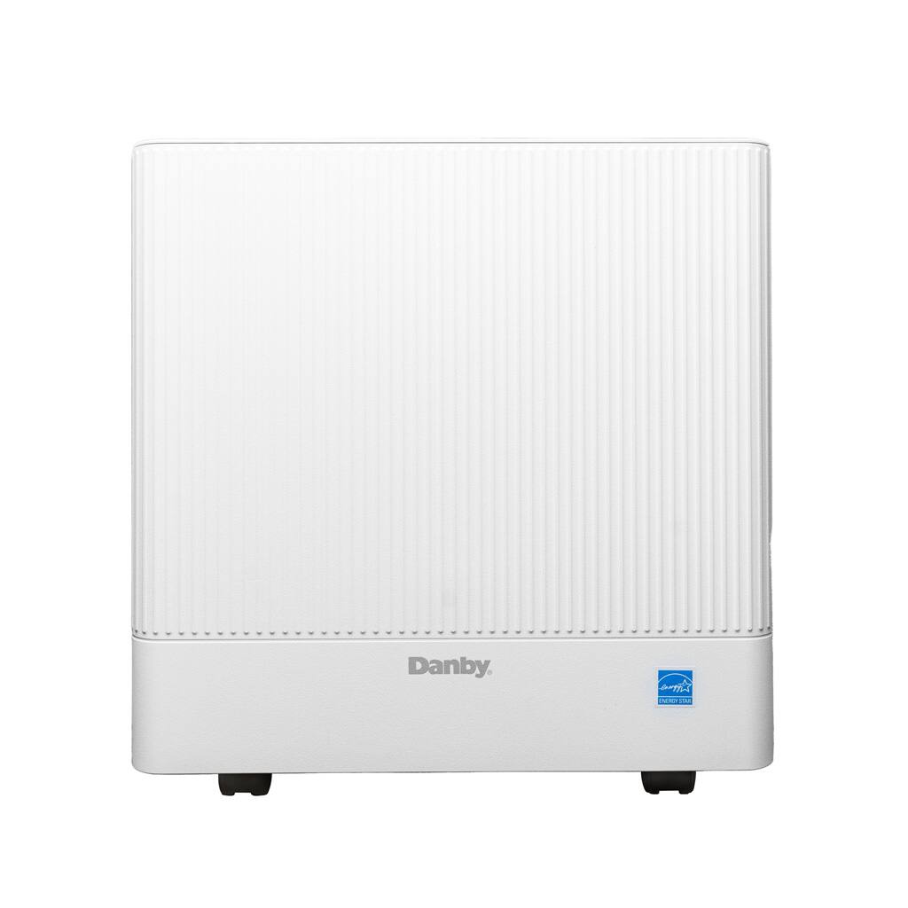 Front. Danby - 22-Pint Energy Star Dehumidifier with Wi-Fi - White.