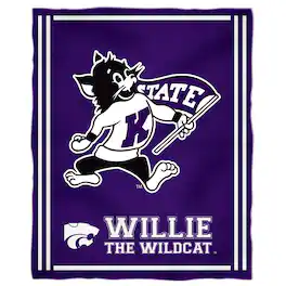 Vive La Fete - Kansas State Wildcats 36'' x 48'' Children's Mascot Plush Blanket - Multicolor