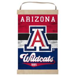 Jardine - Arizona Wildcats Retro Logo Banner Sign - Red