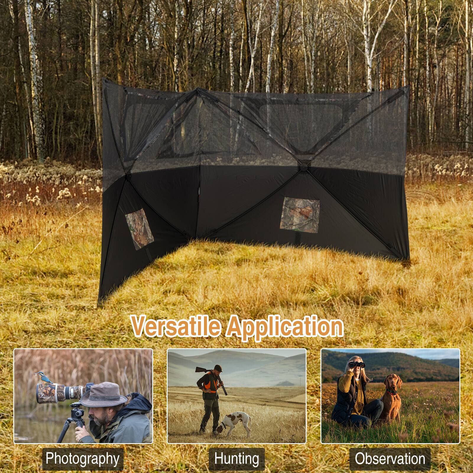 Versatile Application

Photography

Hunting

Observation