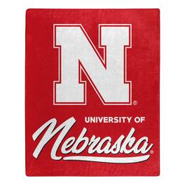 Northwest - Nebraska Huskers 50" x 60" Signature Raschel Plush Throw Blanket - Multicolor