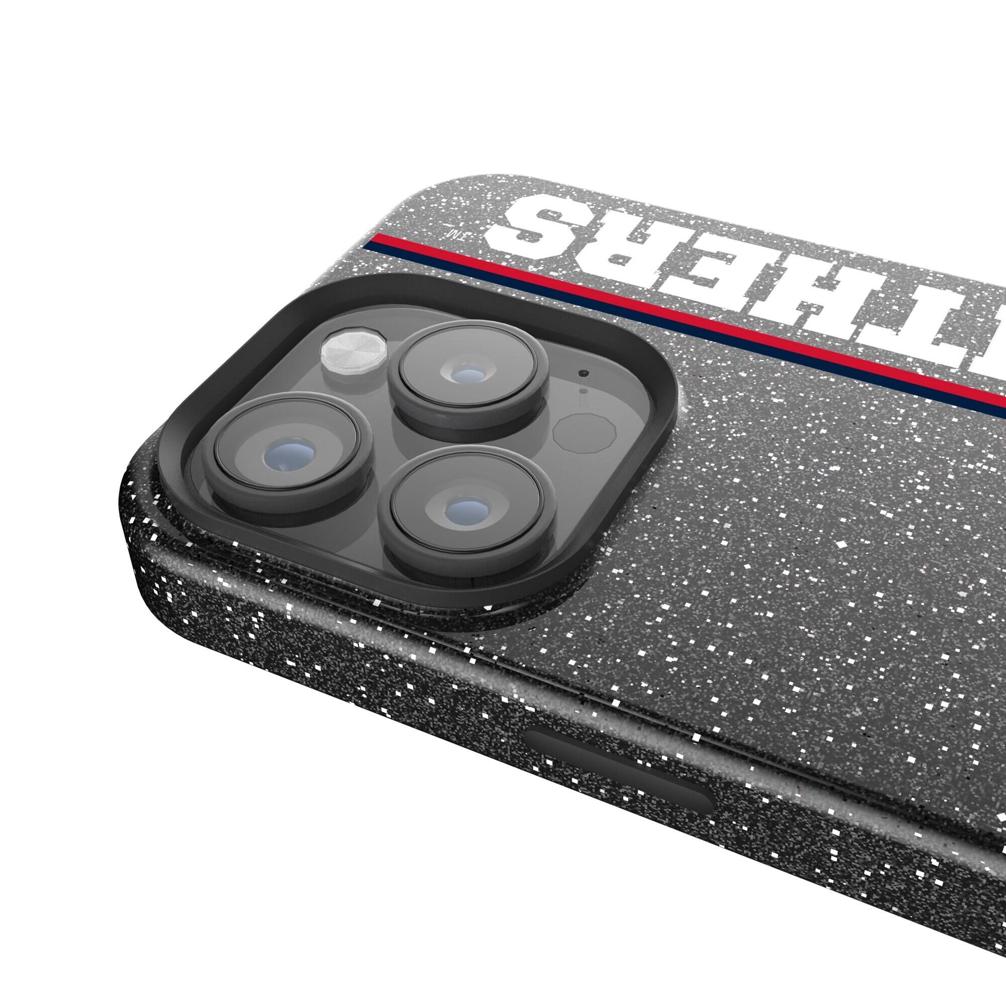 Alt View 2. Keyscaper - Black Florida Panthers Sidebar Bling iPhone Case - 14 Pro Max - Black.