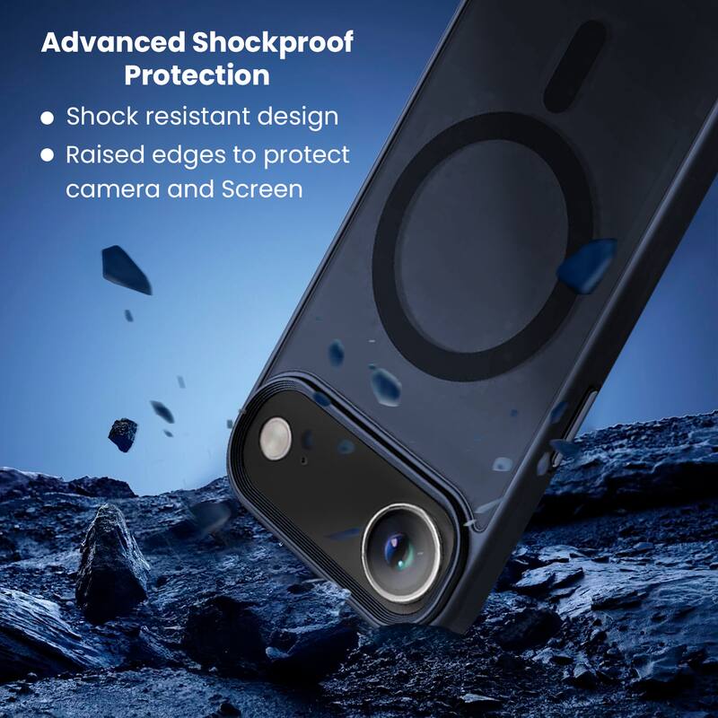 Advanced Shockproof Protection

- Shock resistant design
- Raised edges to protect camera and Screen