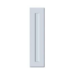 Boyel Living - 9in.W x12in.D x36in.H Dove WALL CABINET Fully assembled Cabinet With One HDF Door - Gray
