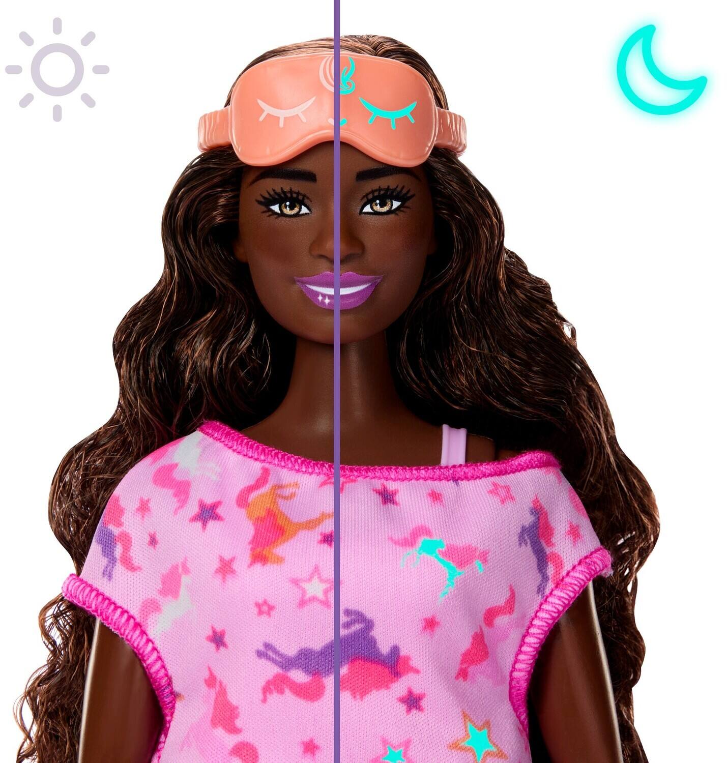 Alt View 1. Mattel - Barbie Party Unboxed Sleepover Reveal Series Pink Pajama Doll & Accessories (One Random Barbie - COLLECTIBLES - Multicolor.