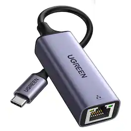 UGREEN - USB-C to Ethernet Adapter, 1Gbps Gigabit Network Adapter, Plug and Play, Compatible with Windows, macOS, and Linux - Space Gray