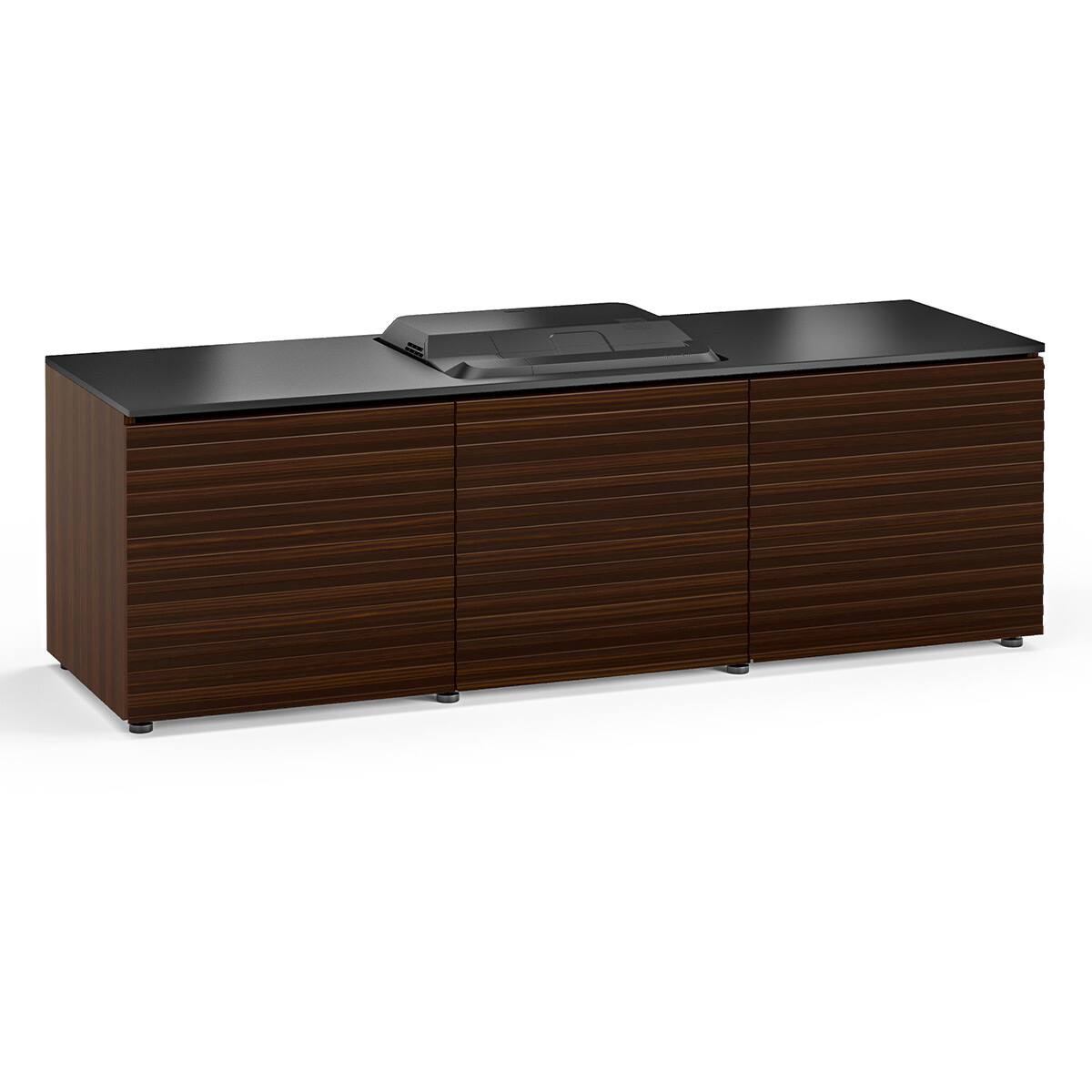 Front. Salamander Designs - Salamander Designs Chameleon Collection Zurich 237 Projector Integrated Cabinet for Epson LS100 Projector (Opium Brown) - Brown.