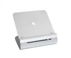 Front. Rain Design - Rain Design iLevel2 Adjustable Height Laptop Stand - Silver.
